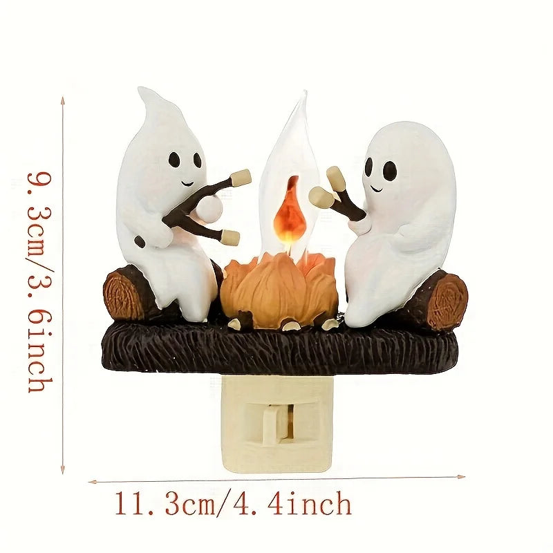 Spooky Campfire Night Light