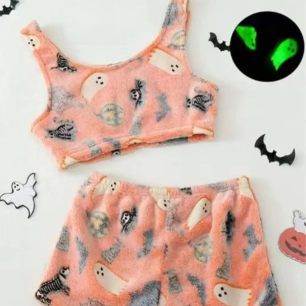 Glow In The Dark Spooky Pajamas