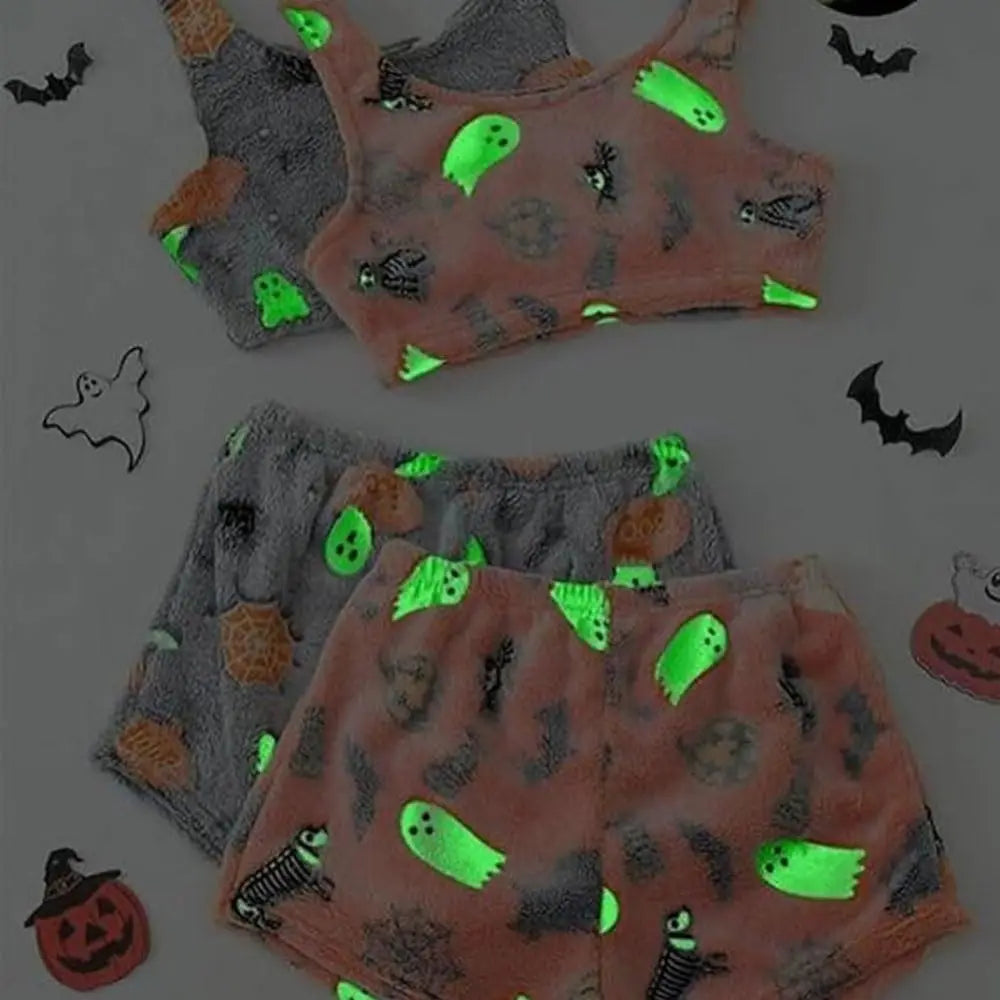 Glow In The Dark Spooky Pajamas