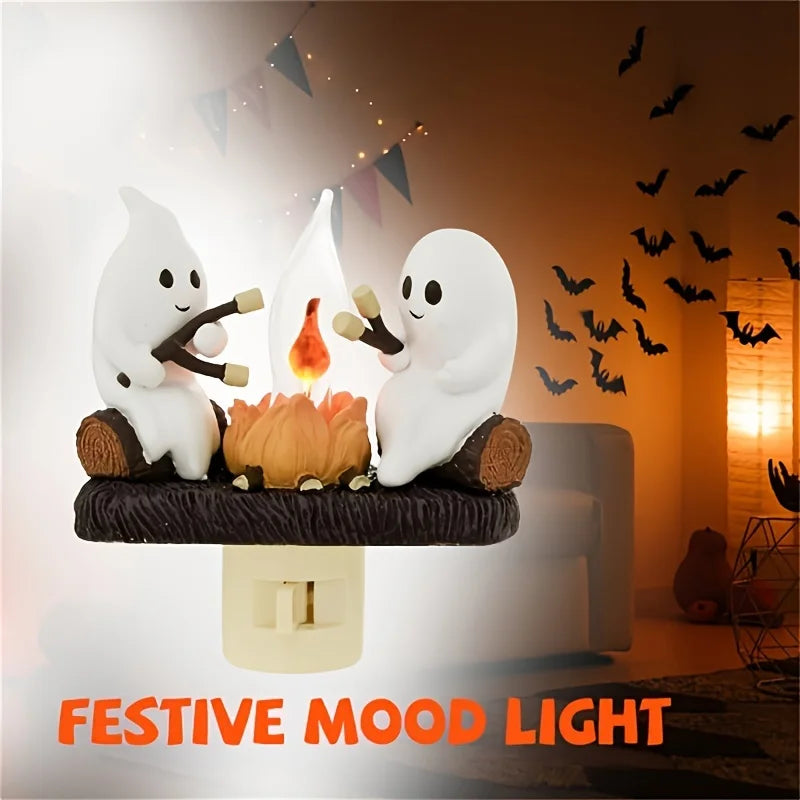 Spooky Campfire Night Light